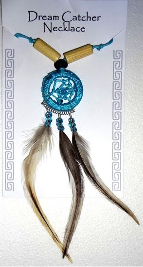 DreamCatcherNecklaceAqua__02181