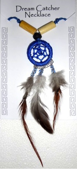 DreamCatcherNecklaceBlue__25504