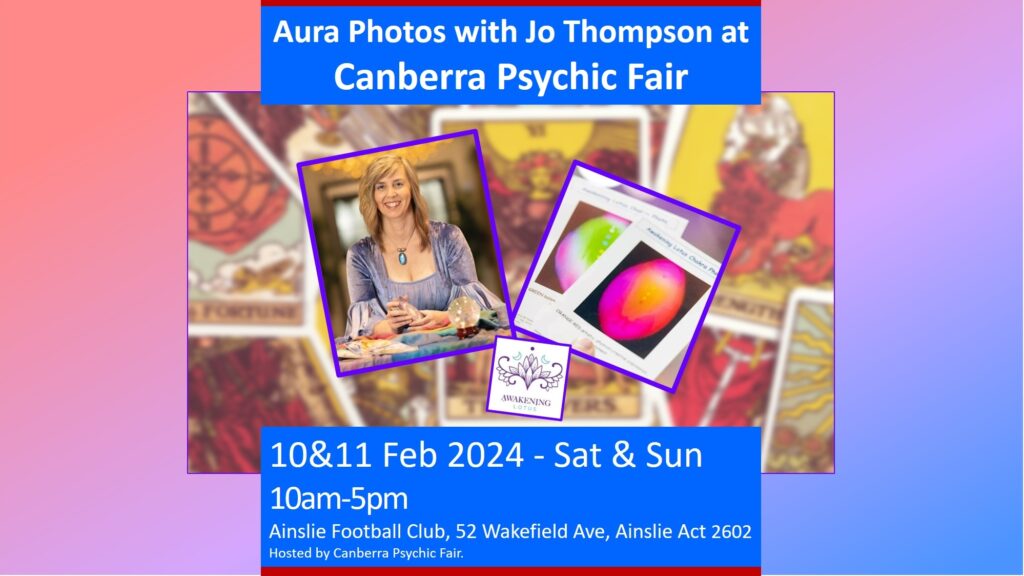Event: Canberra Psychic Fair – Aura Photos With Jo Thompson