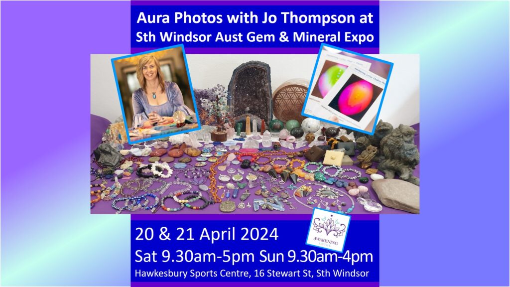 Event: South Windsor National Gem & Crystal Expo – Psychic Readings & Aura Photos With Jo Thompson