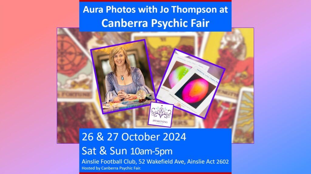 Event: Canberra Psychic Fair – Aura Photos With Jo Thompson