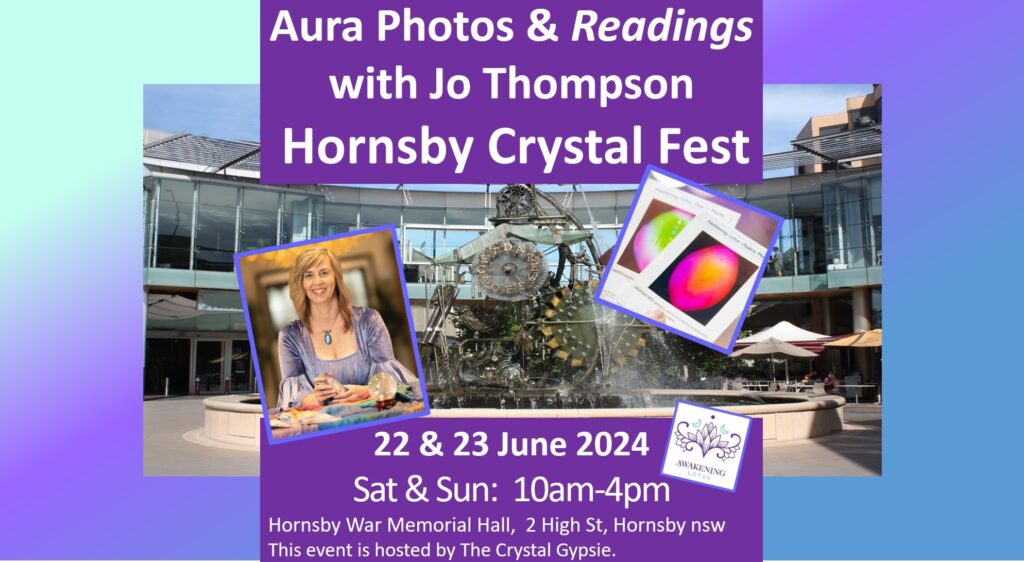 Event: Hornsby Crystal Festival – Aura Photos With Jo Thompson