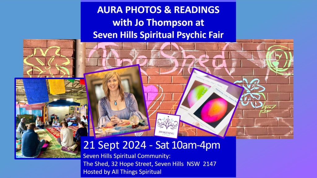Event: Seven Hills Spiritual Church Psychic Fair – Aura Photos & READINGS With Jo Thompson