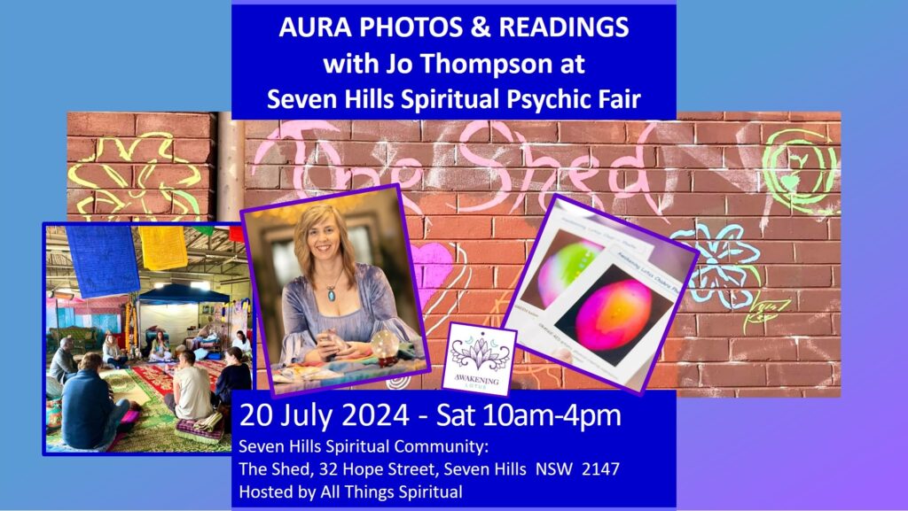 Event: Seven Hills Spiritual Church Psychic Fair – Aura Photos & READINGS With Jo Thompson