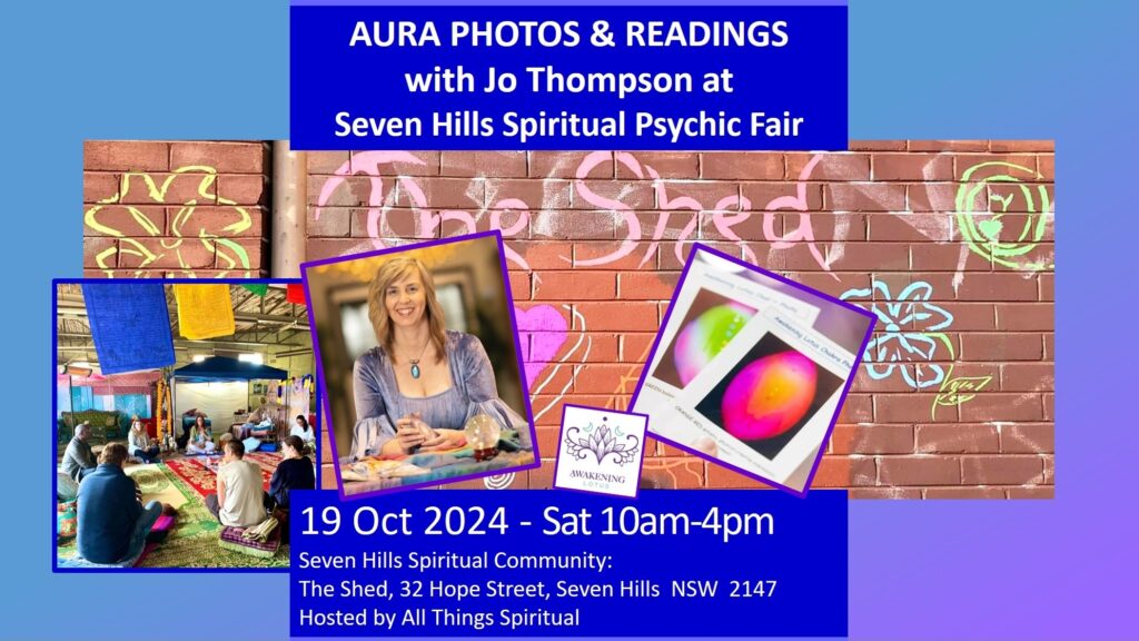 Event: Seven Hills Spiritual Church Psychic Fair – Aura Photos & READINGS With Jo Thompson