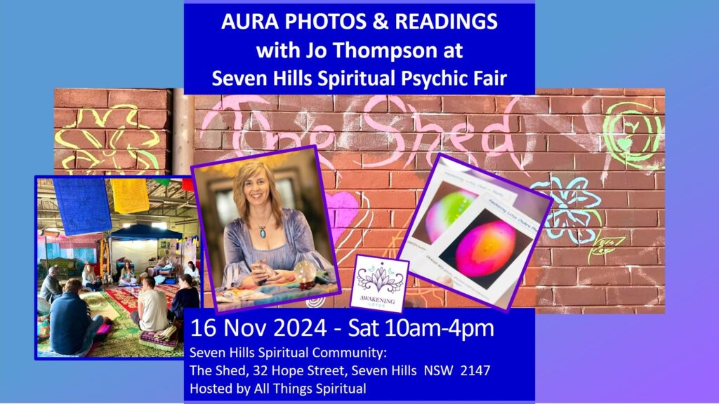 Event: Seven Hills Spiritual Church Psychic Fair – Aura Photos & READINGS With Jo Thompson