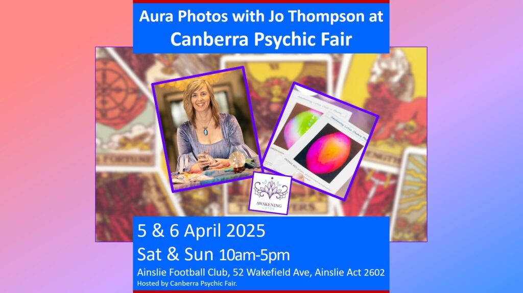 Event: Canberra Psychic Fair – Aura Photos With Jo Thompson