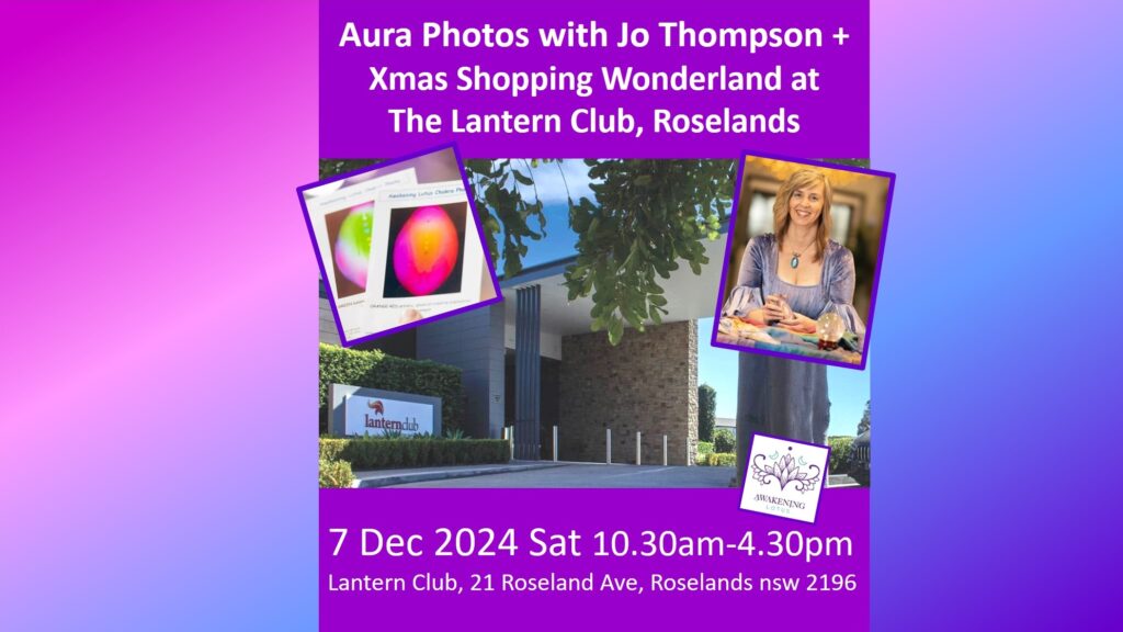 Event: Roselands Aura Photos + Xmas Shopping (1 DAY ONLY) With Jo Thompson