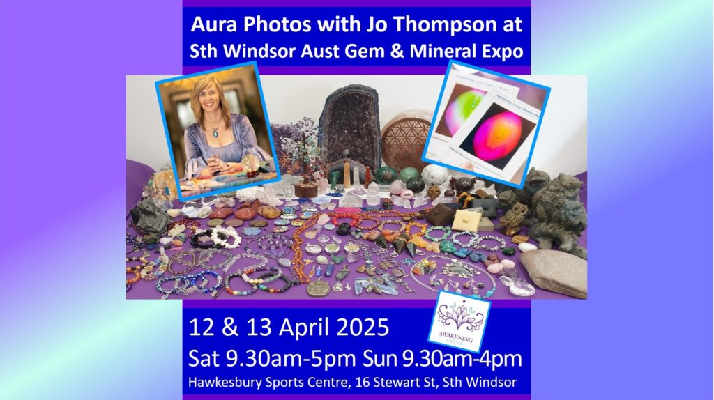 Event: Windsor Gem & Crystal Expo – Psychic Readings & Aura Photos With Jo Thompson