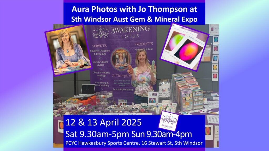 Event: Windsor Gem & Crystal Expo – Psychic Readings & Aura Photos With Jo Thompson