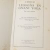 Series of Lessons In Gnani Yoga Inside