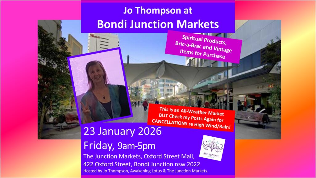 Event: Bondi Junction Markets (23 Jan 2026) With Jo Thompson