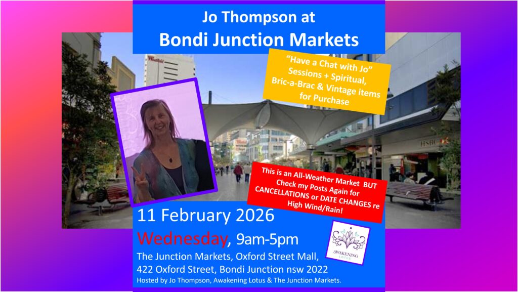 Event: Bondi Junction Markets (WEDNESDAY - 11 Feb 2026) With Jo Thompson